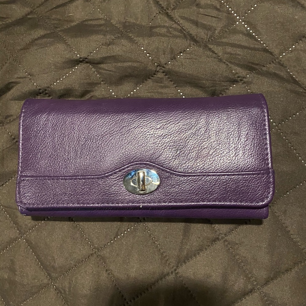 Purple wallet